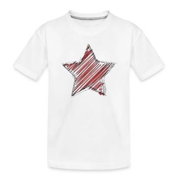 ETOILE. STAR. ETOILES. FÊTE. ANNIVERSAIRE. NOËL. - T-shirt bio Premium Enfant - blanc - Devant