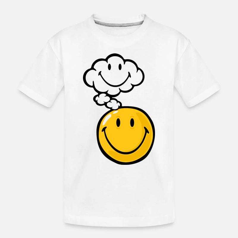 Smiley Thought - T-shirt bio Premium Enfant - blanc