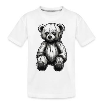 Teddybär / Kuscheltier / Stofftier / Geschenkidee - Kinder Premium Bio T-Shirt - Weiß - Vorne