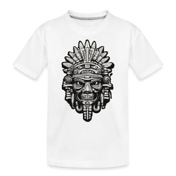 Maya / Haute Culture / Pérou / Calendrier Maya / Motif - T-shirt bio Premium Enfant - blanc - Devant
