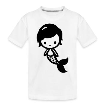 Sirène - T-shirt bio Premium Enfant - blanc - Devant