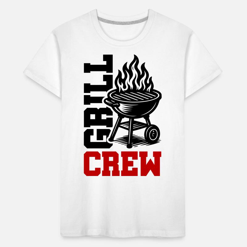 Grill Crew Kinder Premium Bio T-Shirt