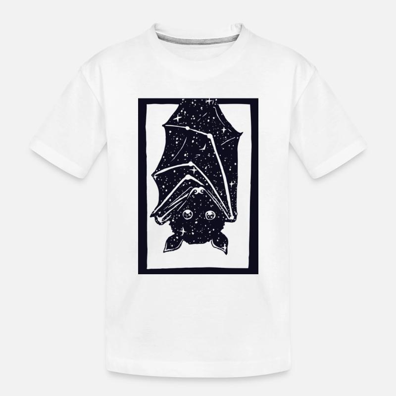 Spacebat - Kinder Premium Bio T-Shirt - Weiß