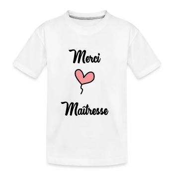 GELIEBTE. VIELEN DANK. DANKE, HERRIN - Kinder Premium Bio T-Shirt - Weiß - Vorne