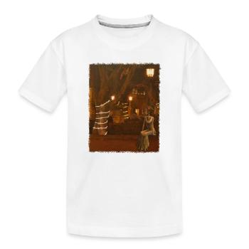 Sortie nocturne pour la Catrina - T-shirt bio Premium Enfant - blanc - Devant
