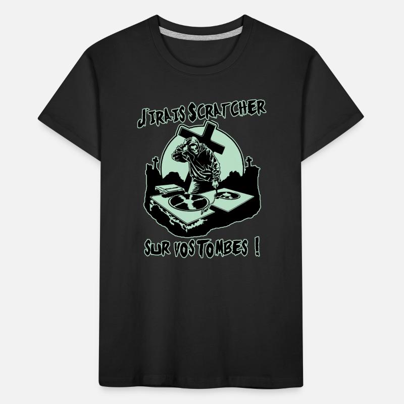 ICH WERDE AUF EURE GRÄBER KRATZEN! Kinder Premium Bio T-Shirt