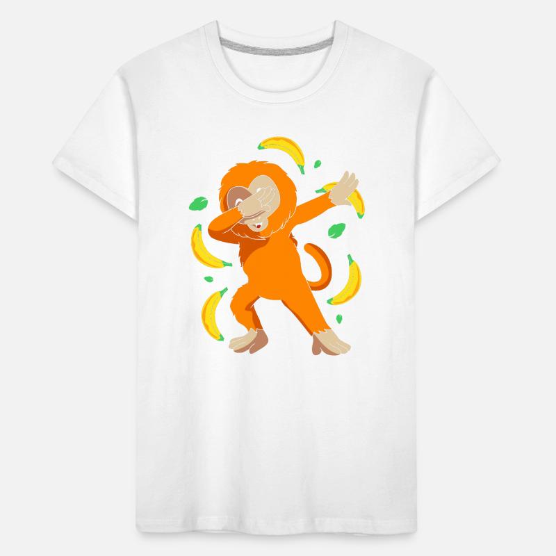 Tamarin Monkey Monkey Monkey Monkey Face Kids' Premium Organic T-Shirt