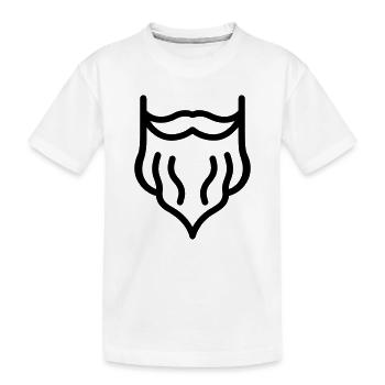 barbe - T-shirt bio Premium Enfant - blanc - Devant