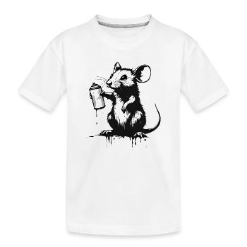 Kunst - Kinder Premium Bio T-Shirt - Weiß - Vorne