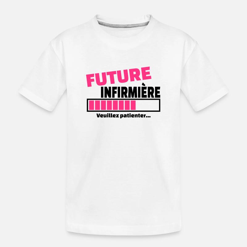 future infirmière - T-shirt bio Premium Enfant - blanc