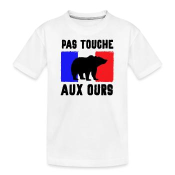 Protection des Ours - T-shirt bio Premium Enfant - blanc - Devant