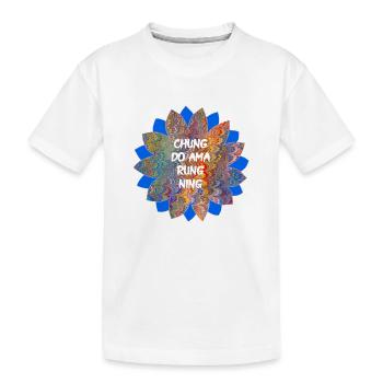 chung do ama rung ning e 49 - Kinder Premium Bio T-Shirt - Weiß - Vorne