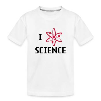i heart science - T-shirt bio Premium Enfant - blanc - Devant