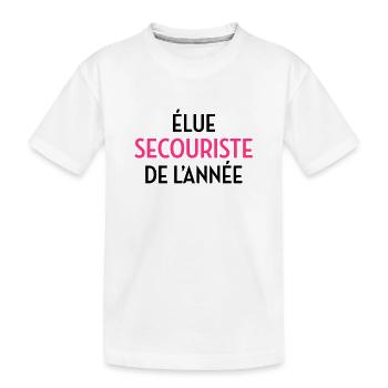 Erste Hilfe / Retter / Retterin / Arzt - Kinder Premium Bio T-Shirt - Weiß - Vorne