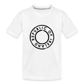 Irland - Kinder Premium Bio T-Shirt - Weiß - Vorne