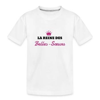 Belle Soeur / Sœur / Sœurette / Soeurette Famille - T-shirt bio Premium Enfant - blanc - Devant