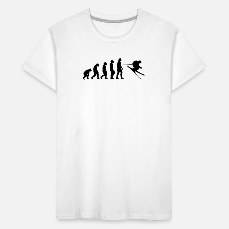 Ski Evolution Tshirt Kinder Premium Bio T-Shirt