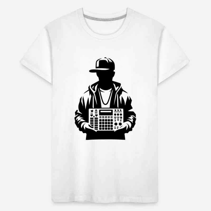Beatmaker Holding Sampler T-shirt bio Premium Enfant