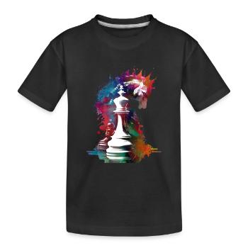 Chess #chess #sport - Kids' Premium Organic T-Shirt - black - Front