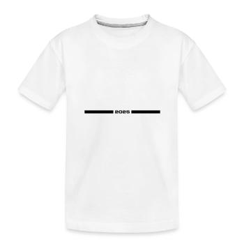 2025 Stroke - Kids' Premium Organic T-Shirt - white - Front