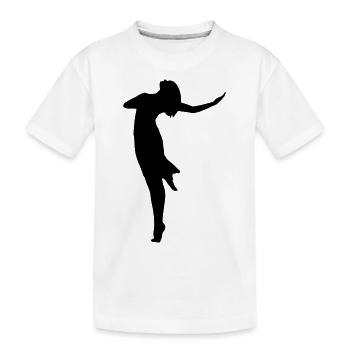 Danseuse - T-shirt bio Premium Enfant - blanc - Devant