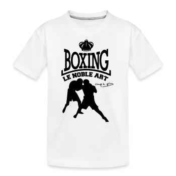 spreadshirt03_coupdepoing_by_amagraphik - T-shirt bio Premium Enfant - blanc - Devant