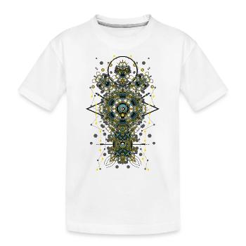 Totem techno Mix 02 - T-shirt bio Premium Enfant - blanc - Devant