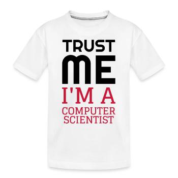 Computer / Informatiker / Aussenseiter / Ingenieur - Kinder Premium Bio T-Shirt - Weiß - Vorne