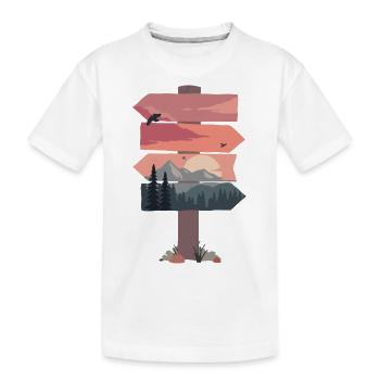 Voyage - T-shirt bio Premium Enfant - blanc - Devant