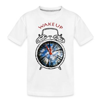 Climate protection, nature conservation, climate change - Kids' Premium Organic T-Shirt - white - Front