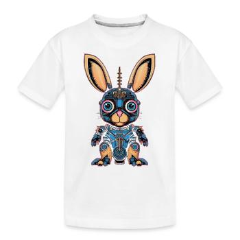 brown classic cartoon pet easter for men - Kids' Premium Organic T-Shirt - white - Front