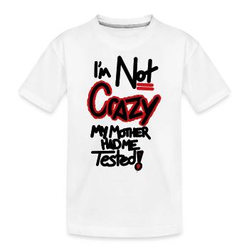 Pas fou - T-shirt bio Premium Enfant - blanc - Devant