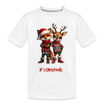 Chillout C’est Noël - T-shirt bio Premium Enfant - blanc - Devant