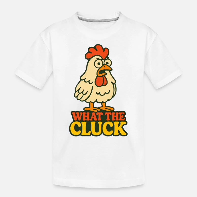 Qu’est-ce que c’est que le gloussement - T-shirt bio Premium Enfant - blanc