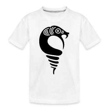 Zimbabwe Nyami Nyami - Kids' Premium Organic T-Shirt - white - Front