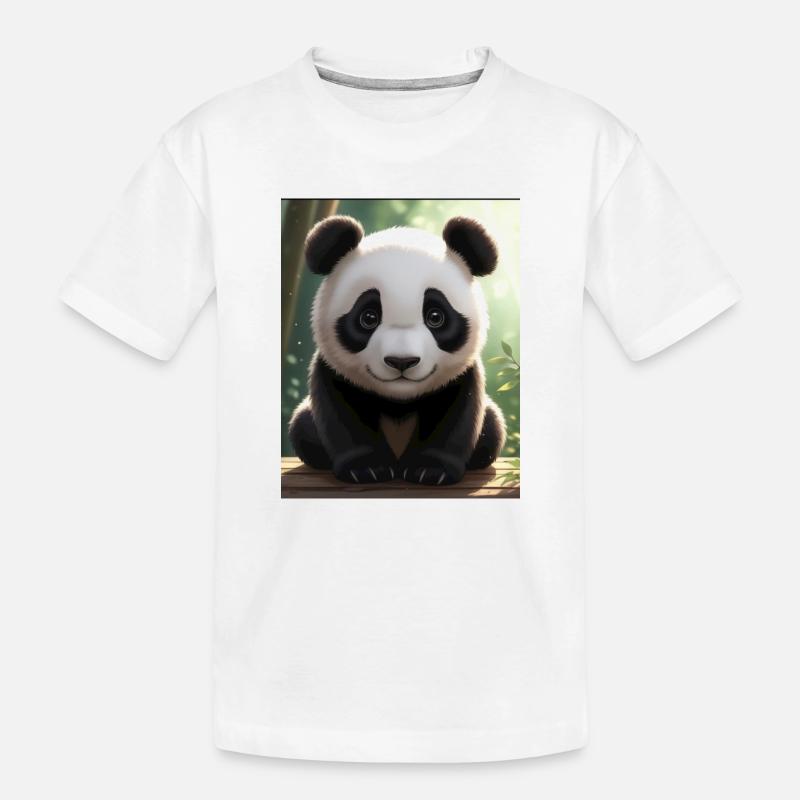 Conception Panda - T-shirt bio Premium Enfant - blanc