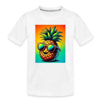 Ananas - T-shirt bio Premium Enfant - blanc - Devant