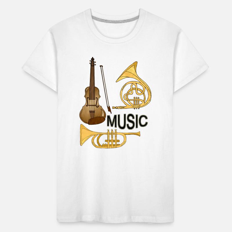 Musical instruments Kids' Premium Organic T-Shirt