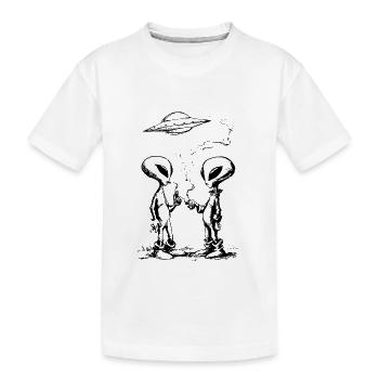 Rupture extraterrestre - T-shirt bio Premium Enfant - blanc - Devant