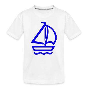 Voile - T-shirt bio Premium Enfant - blanc - Devant