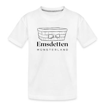 Emsdetten - Ma ville - T-shirt bio Premium Enfant - blanc - Devant