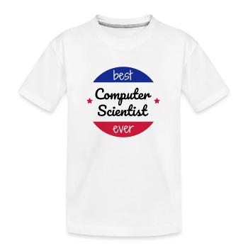 Computer / Informatiker / Aussenseiter / Ingenieur - Kinder Premium Bio T-Shirt - Weiß - Vorne