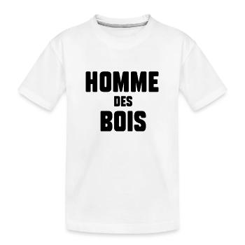 Homme des bois - T-shirt bio Premium Enfant - blanc - Devant