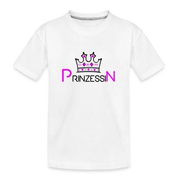 Ich bin eine Prinzessin, Princess - Kinder Premium Bio T-Shirt - Weiß - Vorne