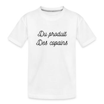 Du produit, des copains - T-shirt bio Premium Enfant - blanc - Devant