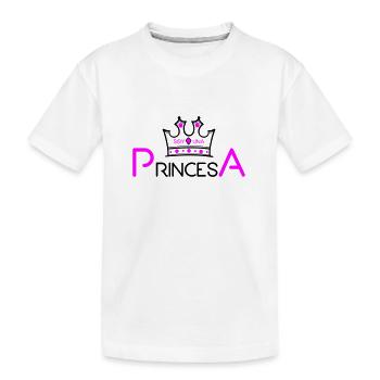 Je suis une princesse, princesse - T-shirt bio Premium Enfant - blanc - Devant