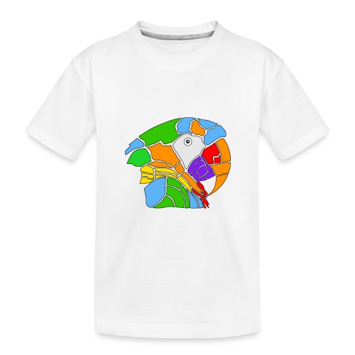 Pappagallo Arcobaleno - Maglietta ecologica premium per bambini