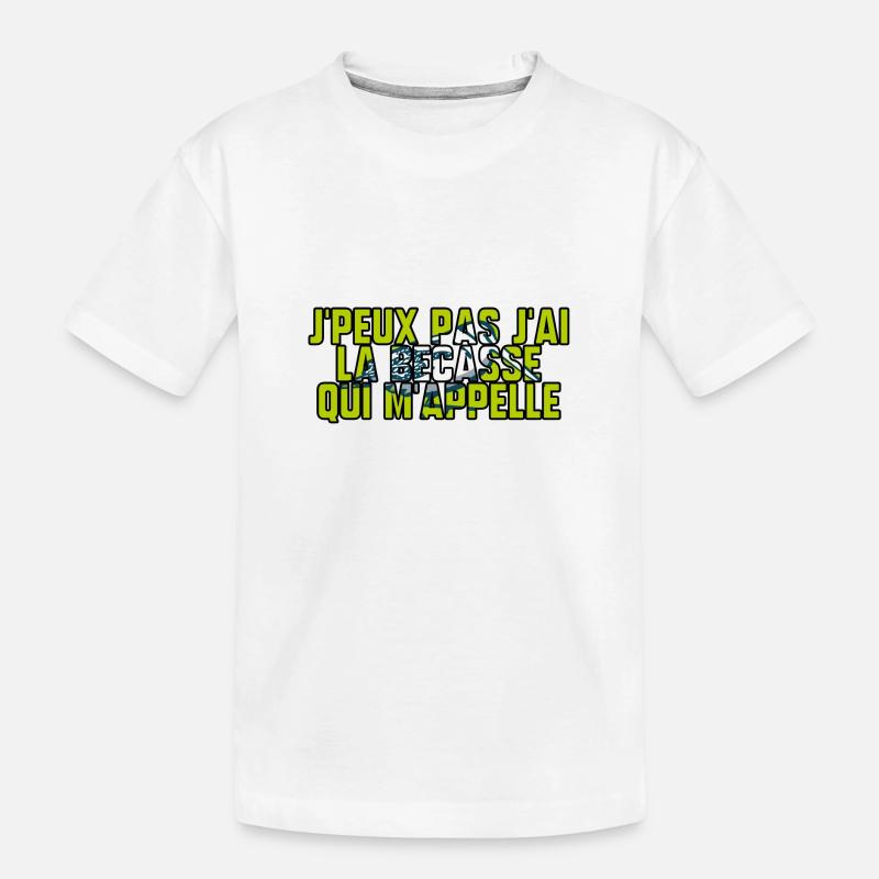 Labécasse m’appelle - T-shirt bio Premium Enfant - blanc