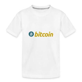 Bitcoin - T-shirt bio Premium Enfant - blanc - Devant