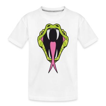 CHEMISE DE SERPENT - T-shirt bio Premium Enfant - blanc - Devant